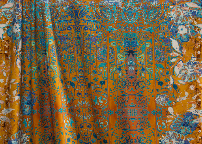 Cotton/Lycra - Caramelo Panel Print Cotton/Lycra - Caramelo Panel Print