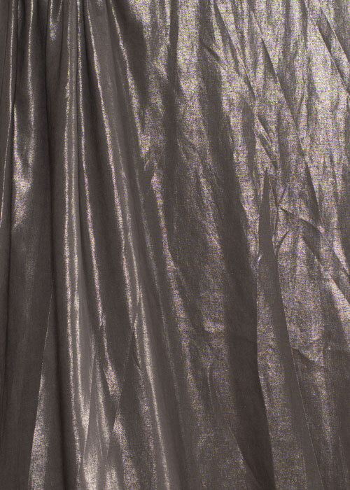 Linen - Silver on Charcoal - END CUT Linen - Silver on Charcoal - END CUT