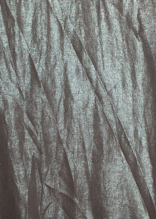 Linen - Silver on Charcoal - END CUT Linen - Silver on Charcoal - END CUT