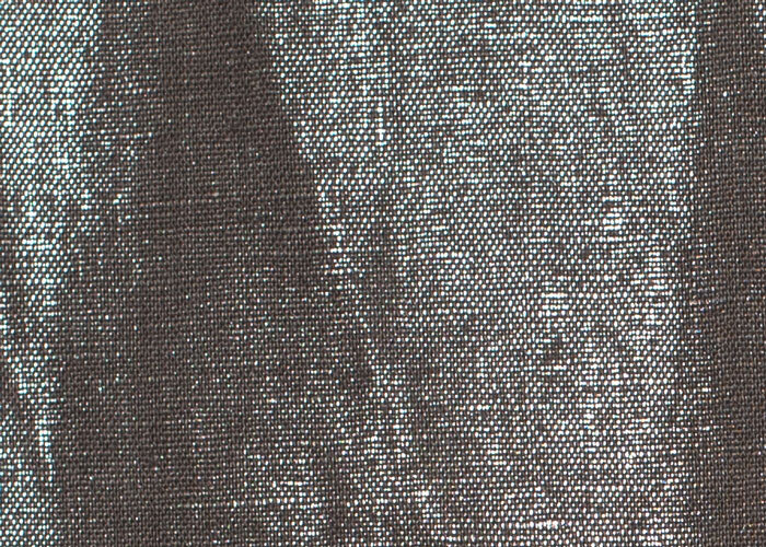 Linen - Silver on Charcoal - END CUT Linen - Silver on Charcoal - END CUT