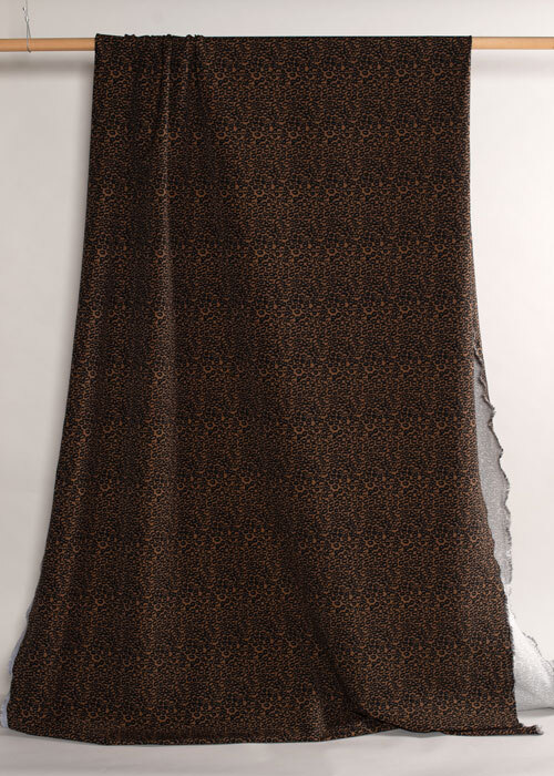 Rayon Stretch Twill - Camel & Black Rayon Stretch Twill - Camel & Black
