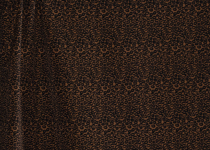Rayon Stretch Twill - Camel & Black Rayon Stretch Twill - Camel & Black