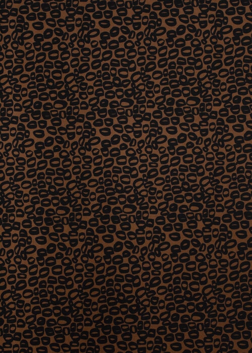 Rayon Stretch Twill - Camel & Black Rayon Stretch Twill - Camel & Black