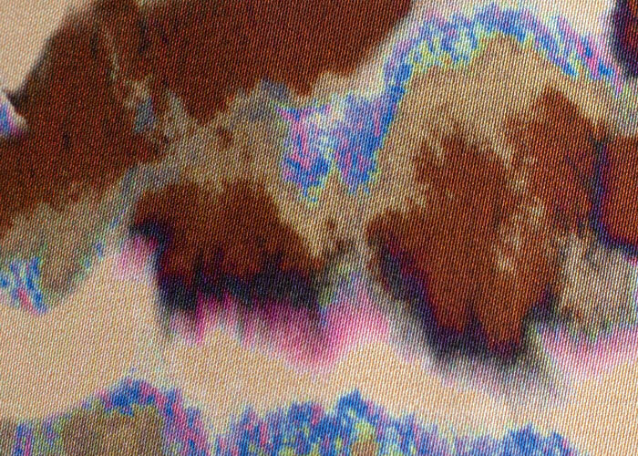 Viscose - Cream & Chocolate Geode Viscose - Cream & Chocolate Geode