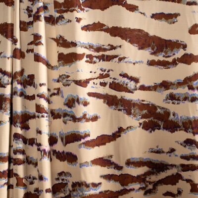 Viscose - Cream & Chocolate Geode 5-124-6