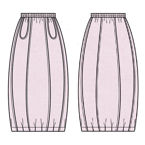 Metro Skirt Digital PDF Pattern (Download)