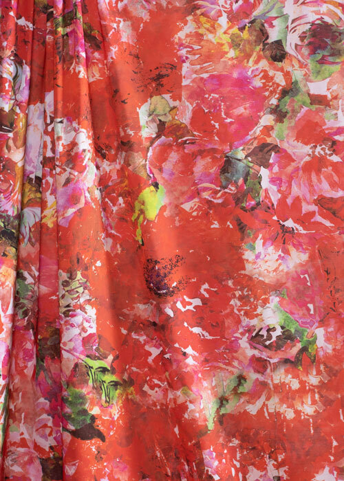 Cotton - Warm Painterly Floral - 3 YARD CUT Cotton - Warm Painterly Floral - 3 YARD CUT