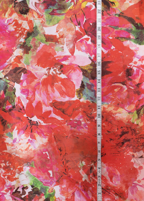 Cotton - Warm Painterly Floral - 3 YARD CUT Cotton - Warm Painterly Floral - 3 YARD CUT