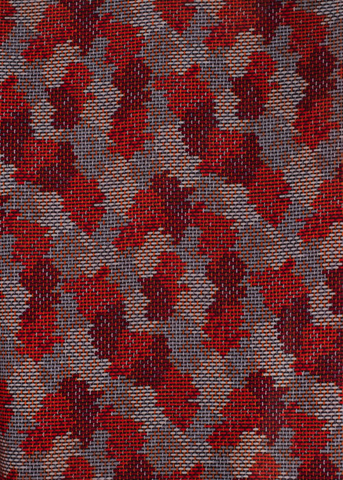 Wool Challis - Slate Blue & Burgundy Faux Weave - 1 1/2 YARD Wool Challis - Slate Blue & Burgundy Faux Weave - 1 1/2 YARD