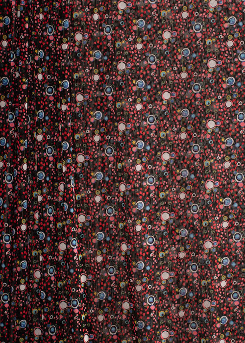 Stretch Mesh - Multi Mosaic on Black Stretch Mesh - Multi Mosaic on Black