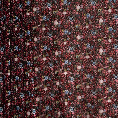 Stretch Mesh - Multi Mosaic on Black 21-124-6