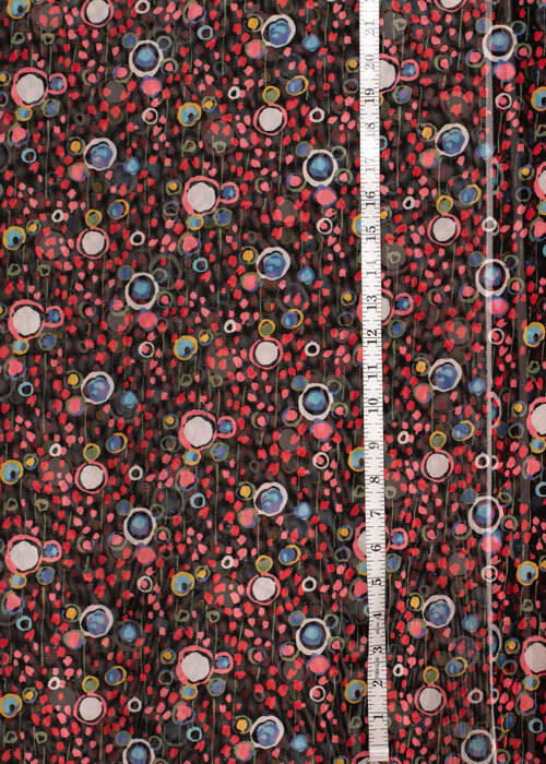 Stretch Mesh - Multi Mosaic on Black Stretch Mesh - Multi Mosaic on Black