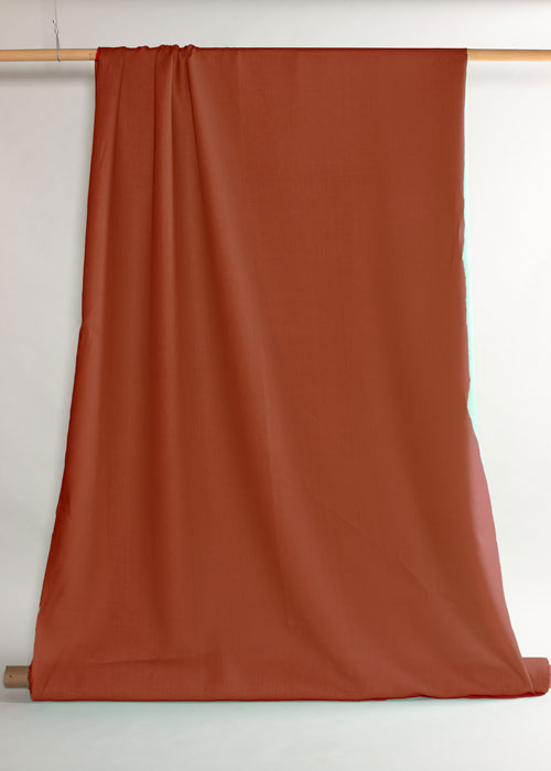 Medium Weight Linen - Burnt Orange