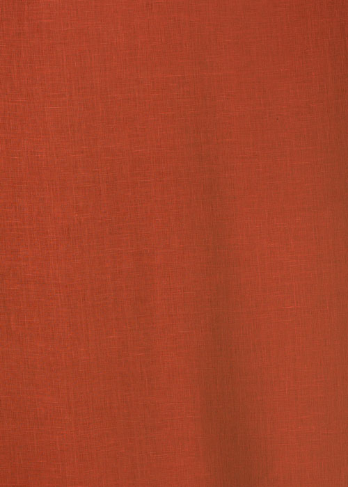Medium Weight Linen - Burnt Orange