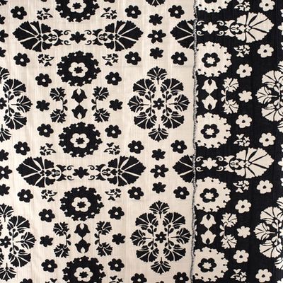 Cotton/Poly Tapestry - Black & White 67-324-3