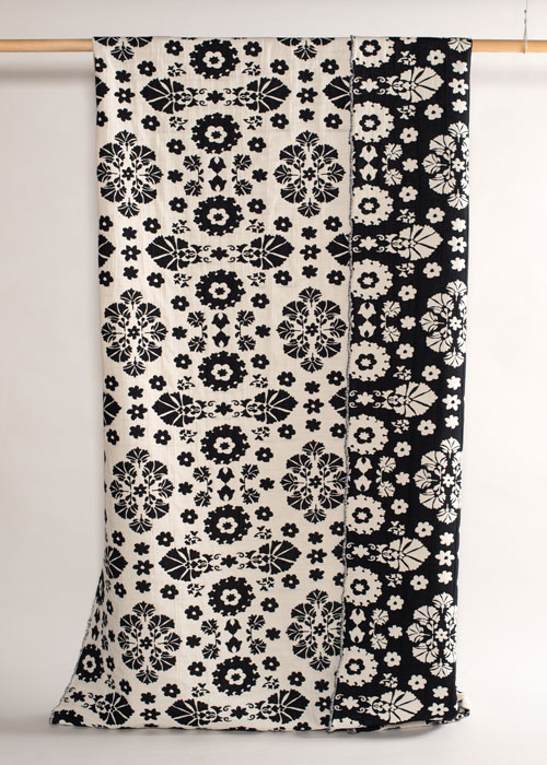 Cotton/Poly Tapestry - Black &amp; White