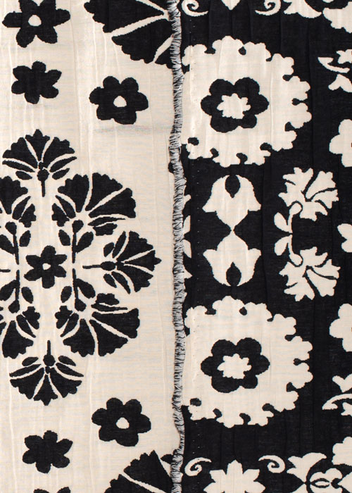 Cotton/Poly Tapestry - Black &amp; White
