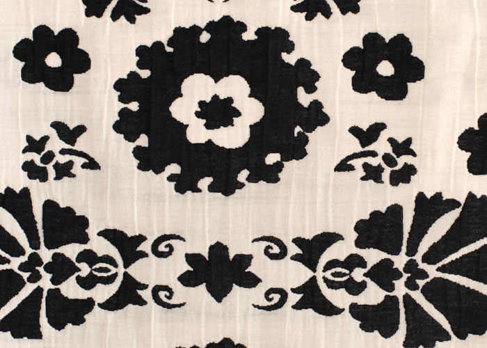 Cotton/Poly Tapestry - Black &amp; White