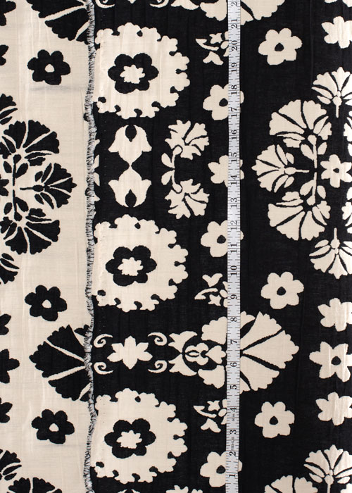 Cotton/Poly Tapestry - Black &amp; White