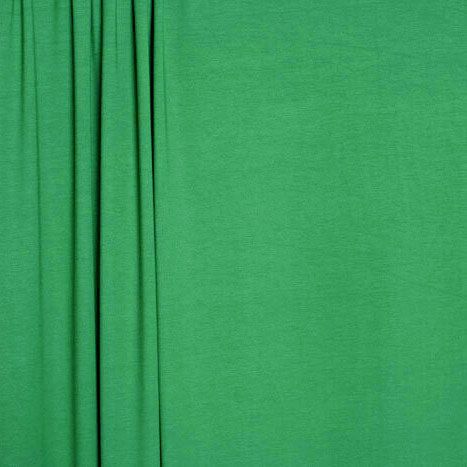 Jersey Knit Rayon/Spandex - Grass Green - END CUT