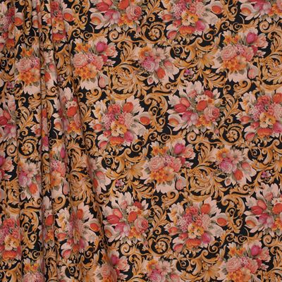 Cotton - Baroque Floral Pink 5-224-1