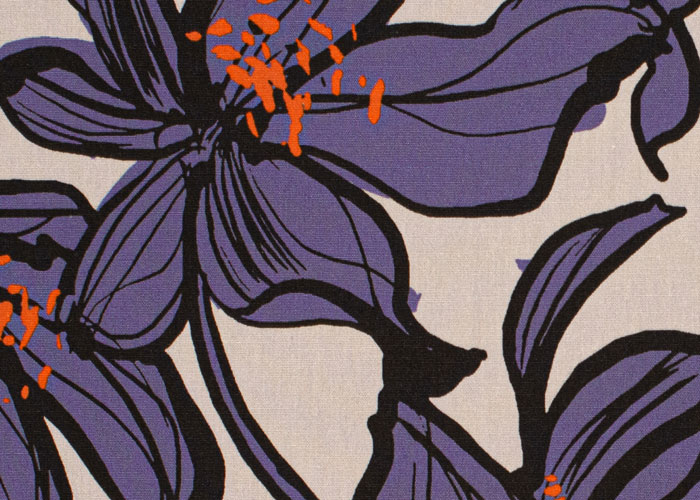 Cotton Poplin - Blue Floral
