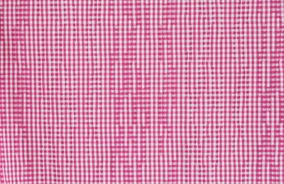 Cotton Slub Stretch - Magenta & White Gingham 46-624-1