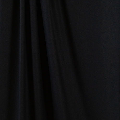 Raw Silk Noil - Black