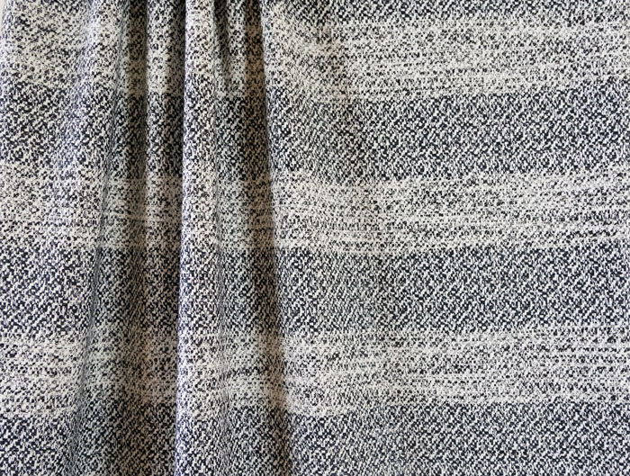 Jacquard - Black & White Cream - END CUT Jacquard - Black & White Cream - END CUT