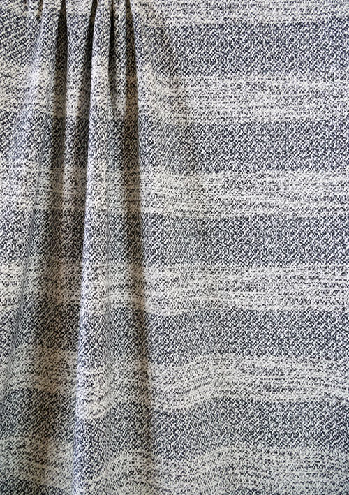 Jacquard - Black & White Cream - END CUT Jacquard - Black & White Cream - END CUT