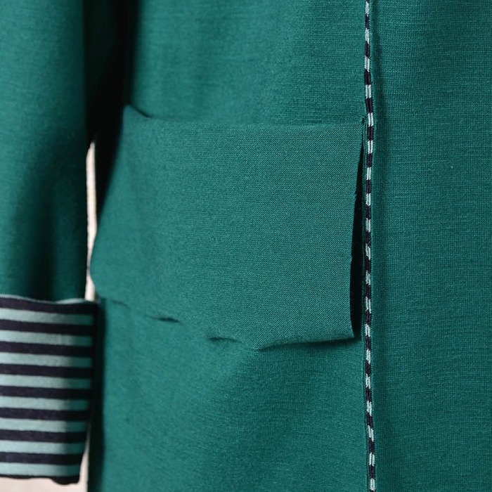 Double Layer Knit Coat (Download)