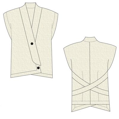 Hong Kong Vest PDF Pattern (Download) PD0124