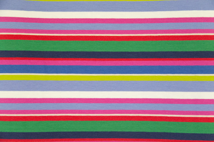 Jersey Knit Cotton - Pink Multistripe Jersey Knit Cotton - Pink Multistripe