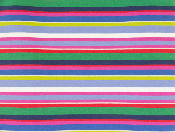 Jersey Knit Cotton - Pink Multistripe Jersey Knit Cotton - Pink Multistripe