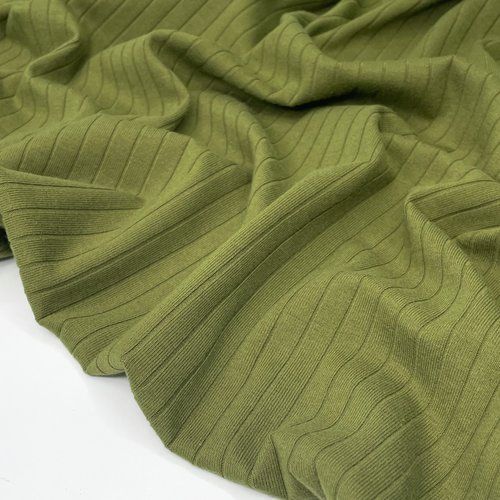 Wide Rib Knit - Moss