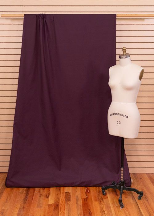 Brushed Twill - Aubergine Brushed Twill - Aubergine