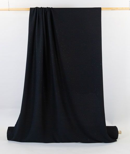 Wool Sparkle - Black with Sequins Wool Sparkle - Black with Sequins