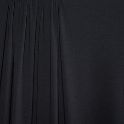 Organic Tencel French Terry - Black - END CUT 21-1124-2C