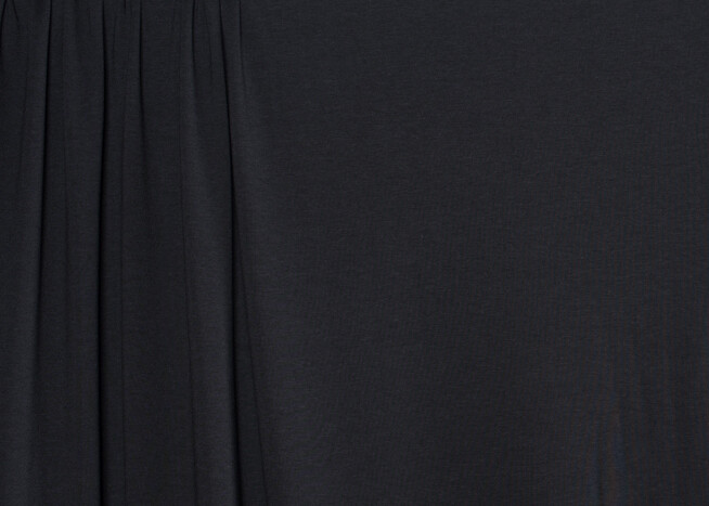 Organic Tencel French Terry - Black - END CUT Organic Tencel French Terry - Black - END CUT
