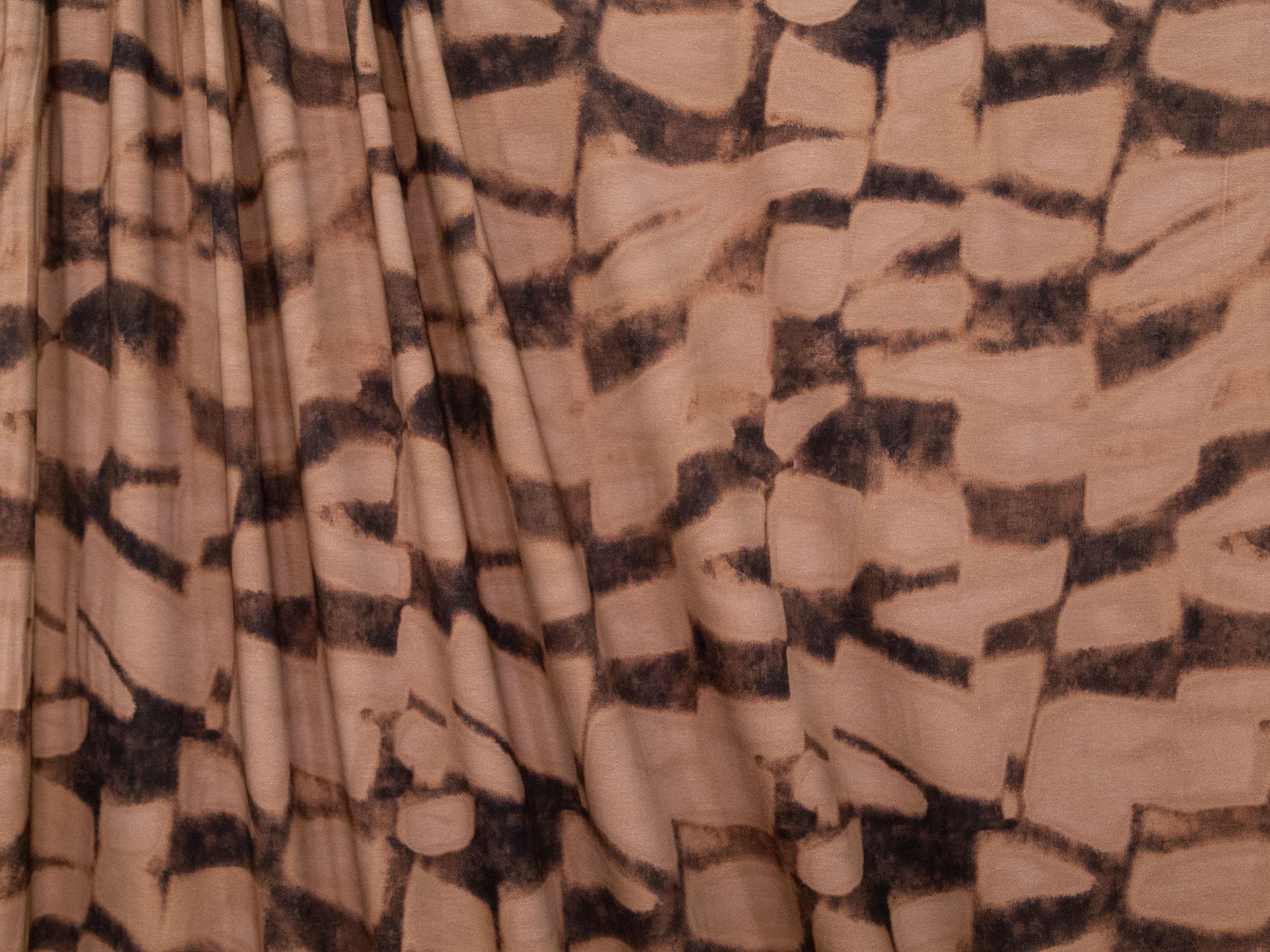 Jersey Knit - Mocha Abstract Print Jersey Knit - Mocha Abstract Print