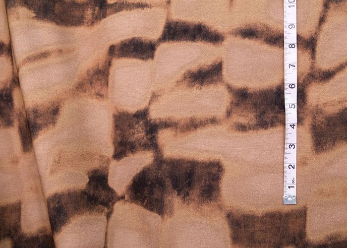 Jersey Knit - Mocha Abstract Print Jersey Knit - Mocha Abstract Print