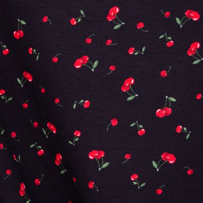 Jersey Knit - Cherries 69-1024-3
