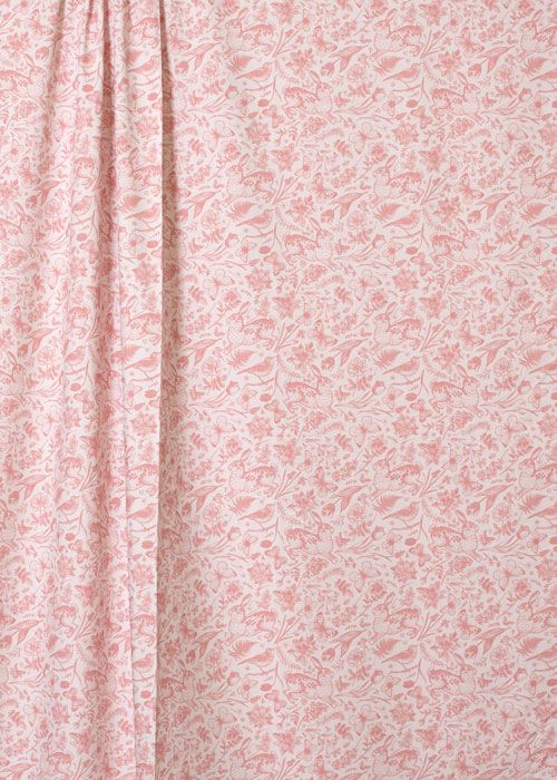 Rayon - Garden Toile Pink Rayon - Garden Toile Pink