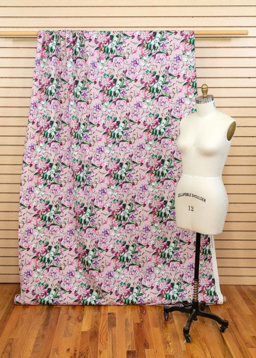 Silk/Cotton - Boisterous Floral Silk/Cotton - Boisterous Floral