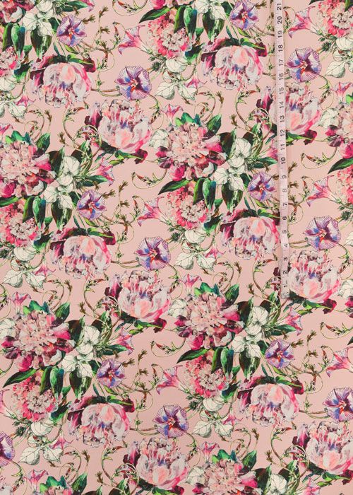 Silk/Cotton - Boisterous Floral Silk/Cotton - Boisterous Floral
