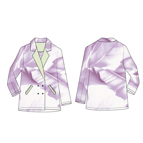 Toulouse Jacket Kit: Pink & Black Toulouse Jacket Kit: Pink & Black