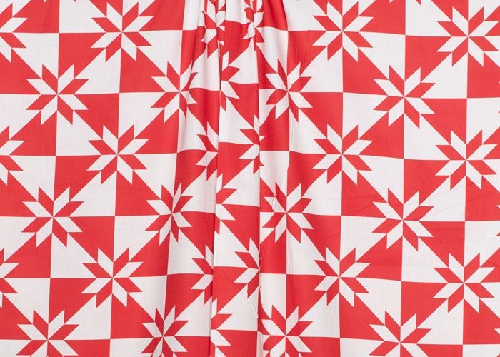 Cotton - Hunter's Star Red Cotton - Hunter's Star Red