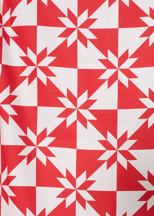 Cotton - Hunter's Star Red Cotton - Hunter's Star Red