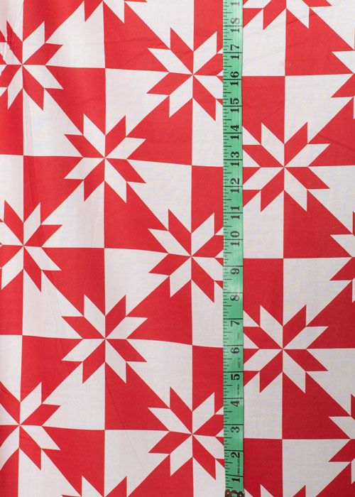 Cotton - Hunter's Star Red Cotton - Hunter's Star Red