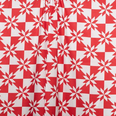 Cotton - Hunter's Star Red 29-125-1